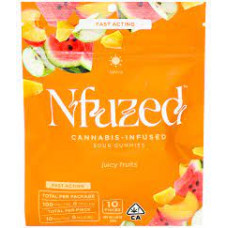 Juicy fruit 100mg gummies